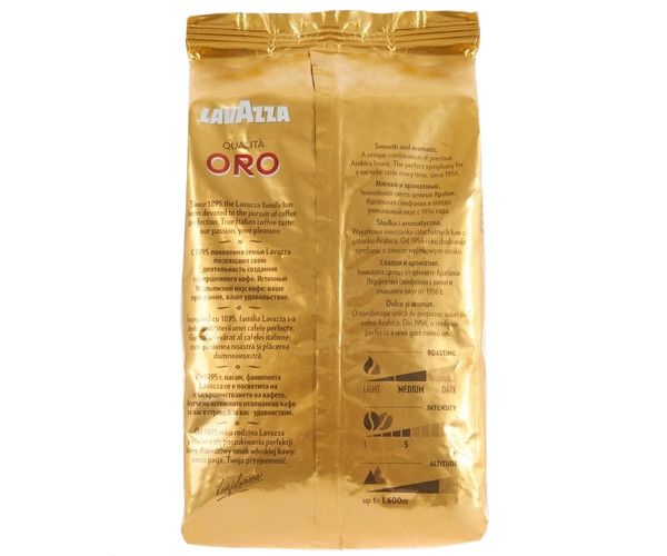 Lavazza Qualita Oro у зернах 500 г (8000070019362) 001 Oro 500 фото
